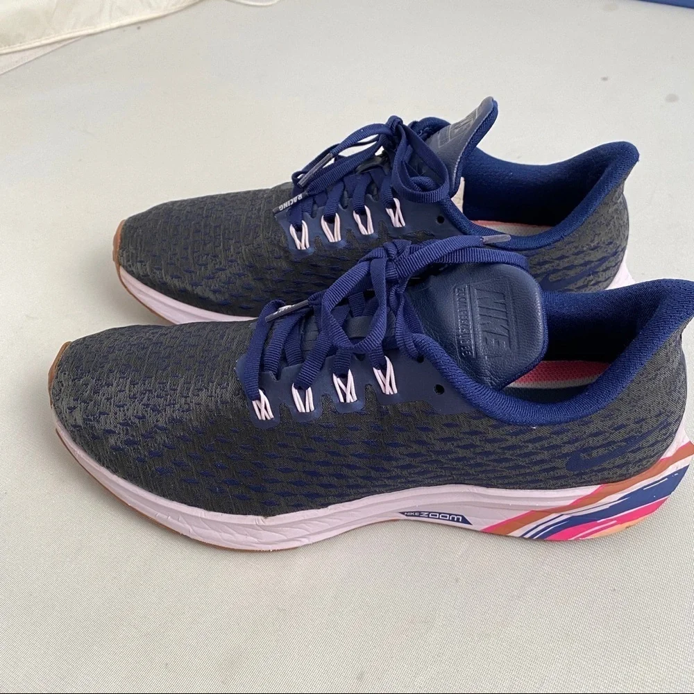 Nike Air Zoom Pegasus 35 Premium Blue Void running sneakers